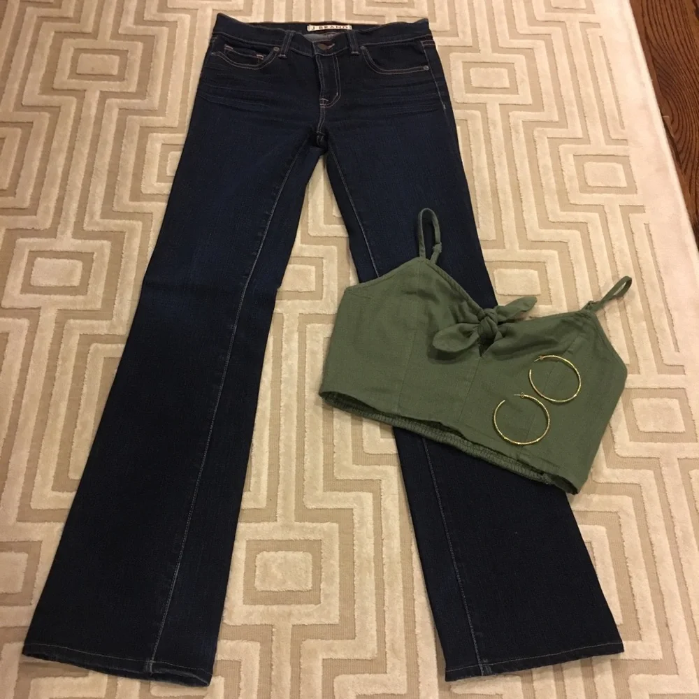 J BRAND STRAIGHT LEG JEANS